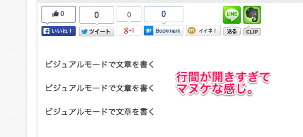 WordPressで文章を書くときの注意点！段落と改行を適切に使って読みやすく引き締まった文章を書こう。