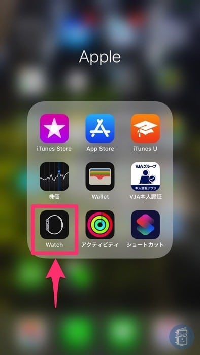 iPhoneでwatchを起動する