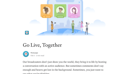 Twitterのライブ配信「Periscope」で視聴者がゲストとして参加できるようになった！