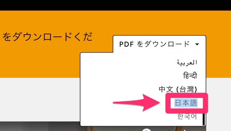 オンライン授業のやり方（ツールの使い方を含む）が説明されているPDF資料（日本語）をダウンロードする