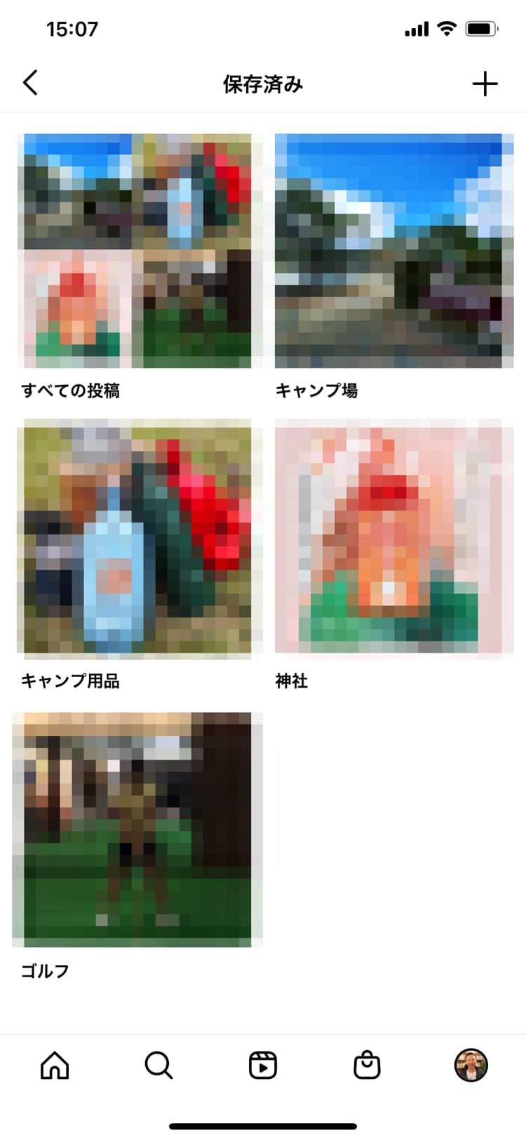 Instagramのコレクション機能